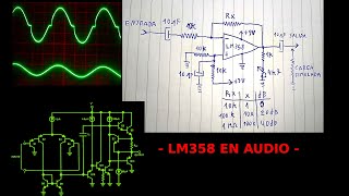 14 LM358 Por que casi todos los circuitos de audio en internet con el estan mal y como corregirlos [upl. by Irma]