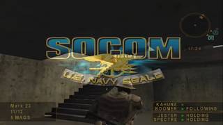 SOCOM 1 ACE EVERY MISSION Admiral Difficulty Intro [upl. by Finzer263]