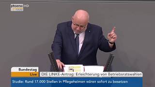 Bundestagsdebatte zur Erleichterung von Betriebsratswahlen am 150318 [upl. by Conchita]