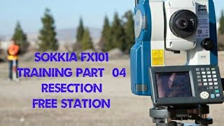 SOKKIAFX101TotalStationTraining Part04  Resection पूरा विडियो देखे तभी याद रहेगा [upl. by Struve]