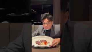 Syahrini vs DimasTheMeatGuy steak food star review fyp shorts [upl. by Harihat]