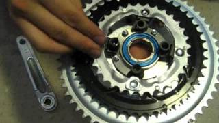 Homemade Freewheel Crank with Triple Chainrings [upl. by Terbecki]