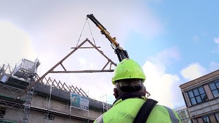 Den bæredygtige nedrivning  Tscherning river Gladsaxe Skole ned [upl. by Nirag96]