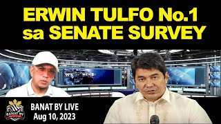 ERWIN TULFO No1 sa SENATE SURVEY [upl. by Skell]