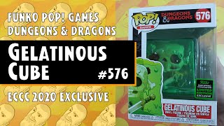 Funko Pop Games Dungeons amp Dragons  Gelatinous Cube 576  ECCC 2020  Just One Pop Showcase [upl. by Rizzi]