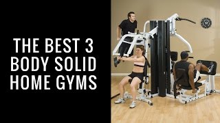 Top 3 Body Solid Home Gym Review [upl. by Eirovi]