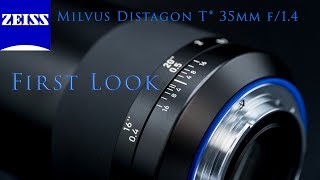 Zeiss Milvus 35mm f14 Distagon T  First Look  4K [upl. by Yenar351]