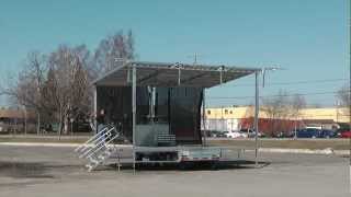 Stageline new SL50 Mobile Stage Trailer [upl. by Stalder]