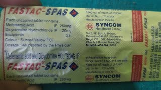 Fastac  Spas tablet use benefits dose sides effects [upl. by Ades352]