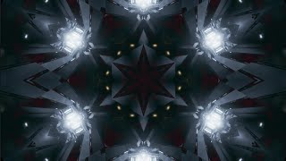 Glowing Kaleidoscopic Lights  VJ Loop amp Abstract Visual Art Background [upl. by Hitt]