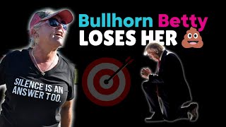 Bullhorn Betty Loses her 💩 about Trump comments [upl. by Arvad645]