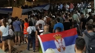 Blokada železnicke stanice Beograd [upl. by Blackburn351]