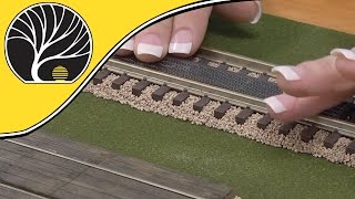 Howto Install Grade Crossings  N HO amp O scale  Model Scenery  Woodland Scenics [upl. by Meagher]