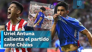 Uriel Antuna calienta el partido ante Chivas con una clara indirecta en redes sociales [upl. by Noak948]