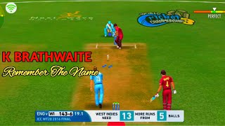 quotCarlos Brathwaites Epic Four Sixes Smash England World Cup Heroicsquot 🥶  Carlos brathwaite vs eng [upl. by Anibor]