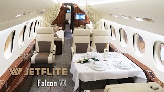 Falcon 7X interior video [upl. by Narba]