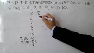 Standard Deviation Ungrouped Data [upl. by Paz]