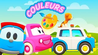 Compilation 30 min  Couleurs en français avec Léo le camion et véhicules dassistance [upl. by Mizuki]