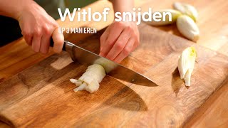 Witlof snijden  How to  Allerhande [upl. by Gherlein]