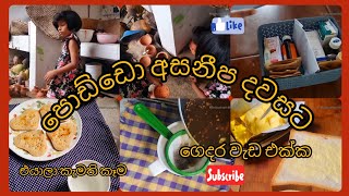 පොඩ්ඩන් අසනීප දවසට එයාල එක්ක ගෙදර වැඩDay vlog🇱🇰Srilanka dayvlog srilanka [upl. by Gerk761]