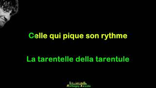 La tarentelle della tarentule avec paroles [upl. by Dygall]