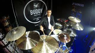 Pierre Lucbert week end Zildjian Janvier 2024 Buddy drum shop [upl. by Liuqa]