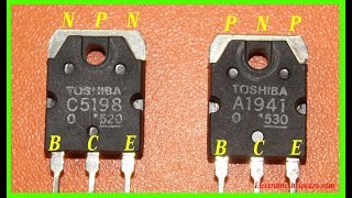 2sa1941 and 2sc5198 transistor [upl. by Liborio]