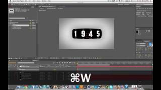 Odometer After Effects Tutorial [upl. by Schweiker632]