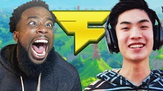 INSANE QUAD KILL FEED Playing Fortnite With Faze RiceGum Season 4 [upl. by Naujaj]