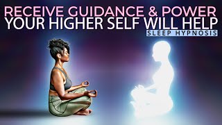 Sleep Hypnosis Connect with Your Higher Self for Enlightenment amp Personal Growth [upl. by Zollie]