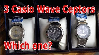 3 Casio Wave Ceptors Which one should I keep [upl. by Mossolb]