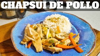 CHAPSUI de POLLO 🍗 🍜🇨🇳  Chop suey  Receta China al WOK 🍳  William Priets [upl. by Leamaj]