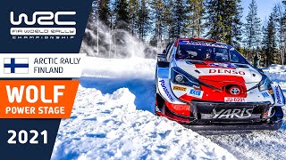 WOLF Power Stage Highlights WRC Arctic Rally Finland 2021 Powered by CapitalBox [upl. by Atinaej207]