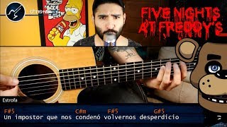 Five Nights At Freddys  Cover Guitarra  Versión Español Christianvib [upl. by Annaes]