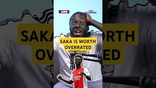 SAKA is OVERRATED and heres why 😡 shorts football soccer arsenal [upl. by Nwahsan]