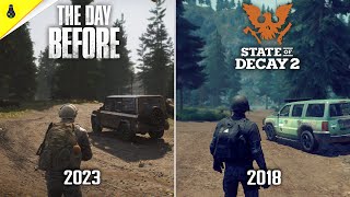 The Day Before vs State of Decay 2  Details and Physics Comparison [upl. by Haidedej881]