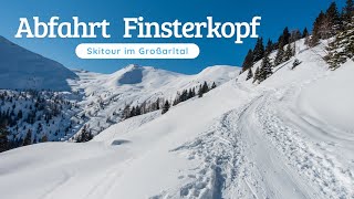 Skitour Abfahrt vom Finsterkopf im Großarltal [upl. by Eden254]