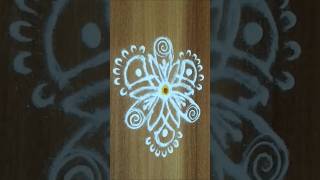 Daily Rangoli trending shortvideo viralvideo daily rangoli simple easydots 456 dots [upl. by Zechariah]