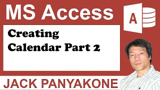 How to Create Calendar Part 2 [upl. by Llerrad669]