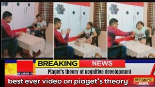 Piagets theory of cognitive development class 11th psychology Interview [upl. by Mosby]