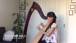 Pozzoli No 2 ABRSM Grade 1 Harp [upl. by Yttig799]