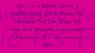 Barbie GirlLyricsAqua [upl. by Pitzer]