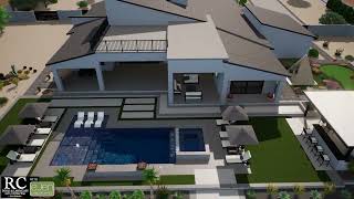 Malenshek V8 Updates Backyard 20231219  Pheonix Arizona  RC Pool and Landscape [upl. by Raynor595]