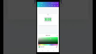 🎨 How to Create a Neon Effect in Canva No Pro Version Needed ✨ [upl. by Billmyre118]