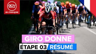 Giro Donne 2023 Résumé  Etape 3 [upl. by Ahsenat]