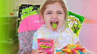 BABY vs EXTREME CANDY POP ROCKS amp more challenges  Anazala Family [upl. by Haliek]