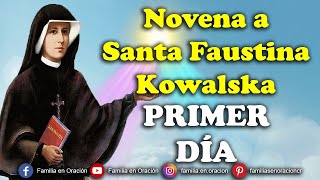 Novena a Santa Faustina Kowalska  Día 1 🙏 26 de Septiembre 2024 [upl. by Trimble19]