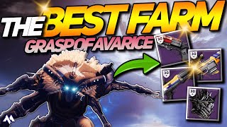 Best Grasp of Avarice Loot FARM 1 Phase EVERYTIME Easy amp FAST  Destiny 2 [upl. by Pinkham128]