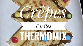 Pâte à crêpes facile et rapide thermomix [upl. by Heim]