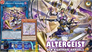 BEST 🕸️ Altergeist Deck 2024  NEW Adminia Post Nightmare Arrivals PACK YuGiOh MASTER DUEL [upl. by Arand]